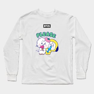 bt21 bts exclusive design 101 Long Sleeve T-Shirt